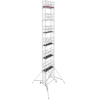 KRAUSE STABILO aluminijumska pokretna skela radna visina 14.40m 771124 KRAUSE STABILO aluminijumska pokretna skela radna visina 14.40m 771124